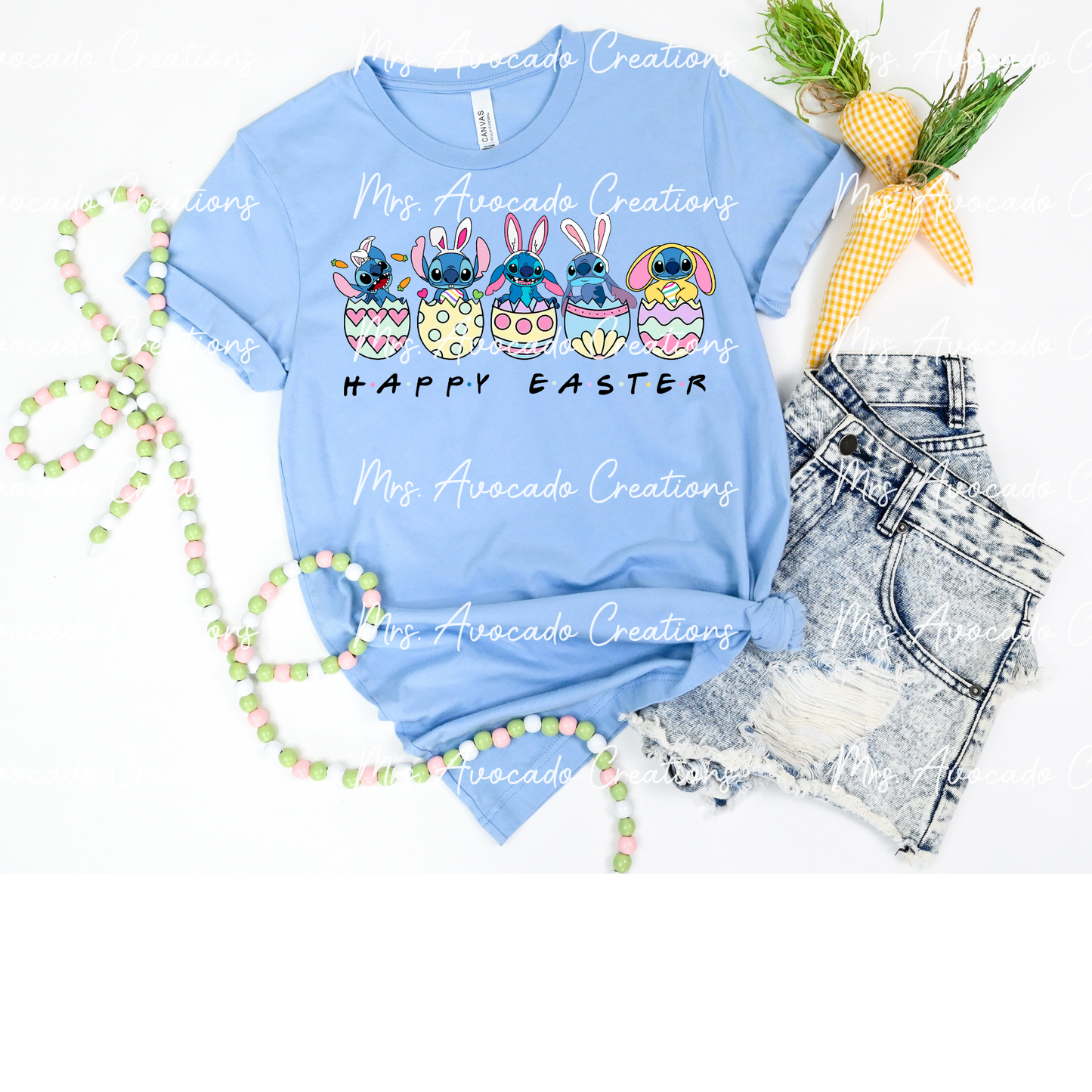 Happy Easter Blue Alien