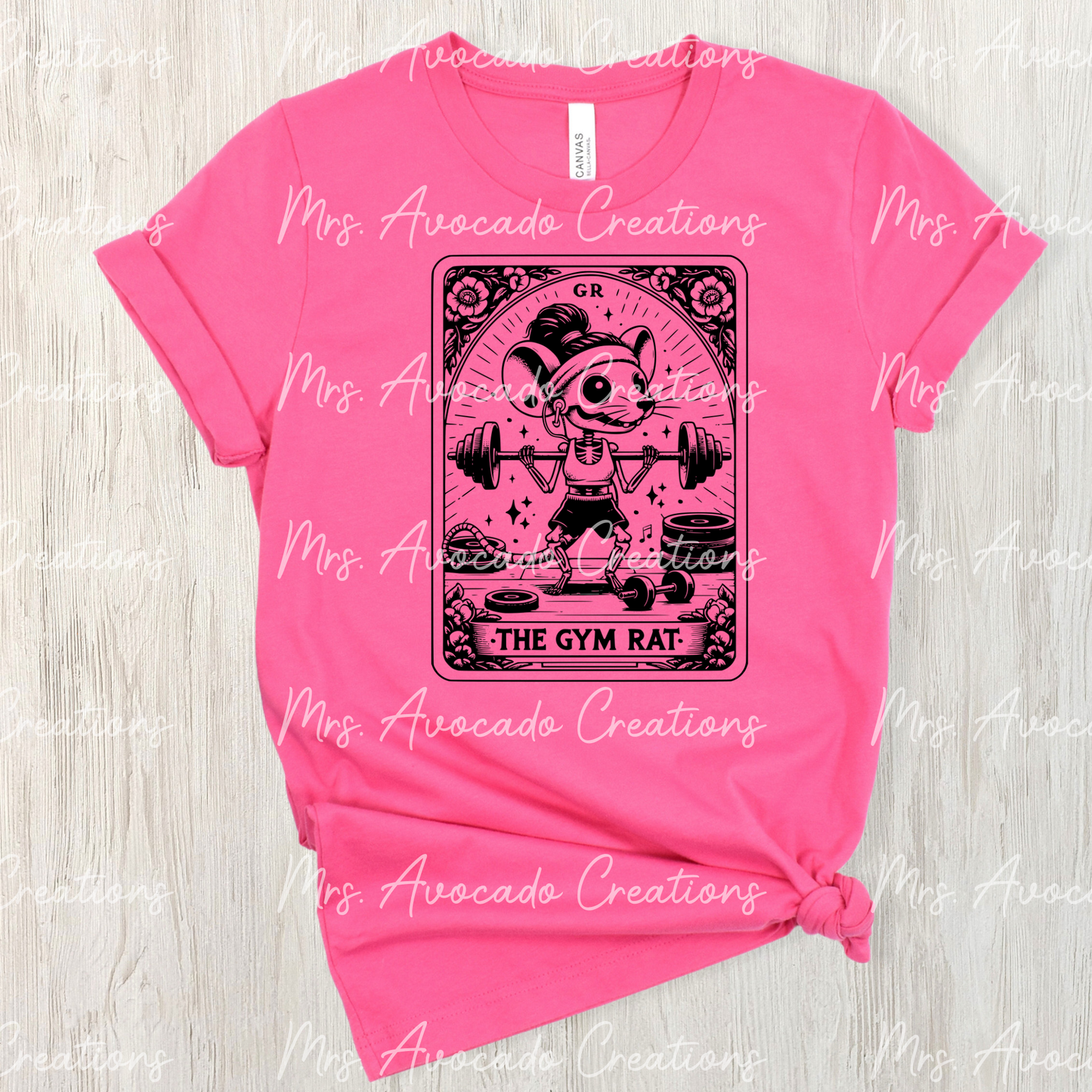 The Gym Rat (Girl- Black Print)