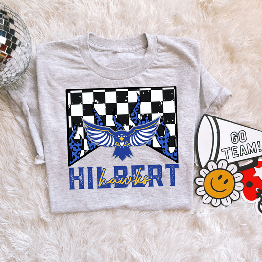 Checkered flame Hilbert Hawks