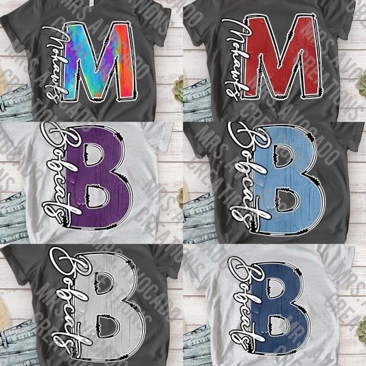 Painted Letter and Name (Custom)