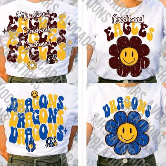Retro Name Front/Back (Custom)