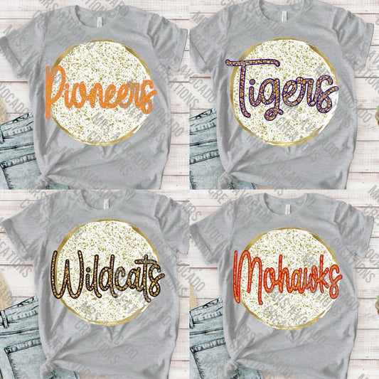 Metallic Splatter Name (Custom)