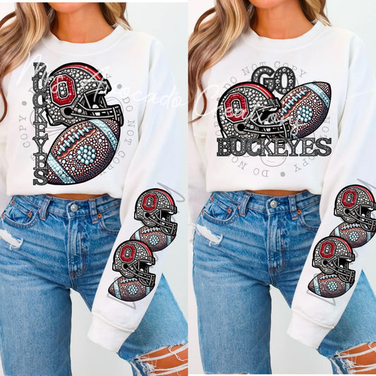 Faux Rhinestone Ohio