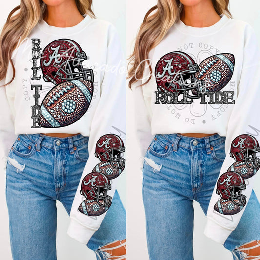 Faux Rhinestone Alabama