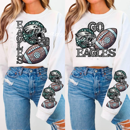 Faux Rhinestone Philly
