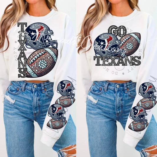 Faux Rhinestone Houston
