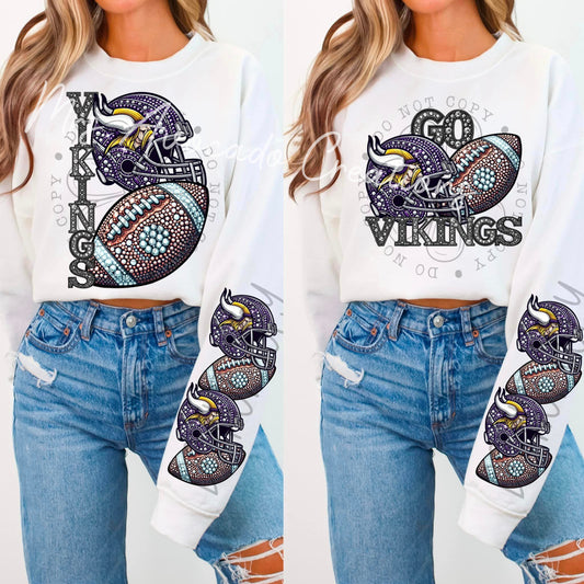 Faux Rhinestone Minnesota