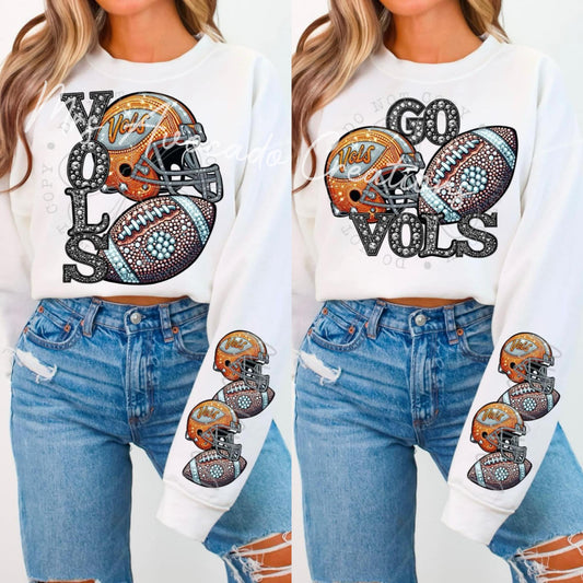 Faux Rhinestone Tennessee V