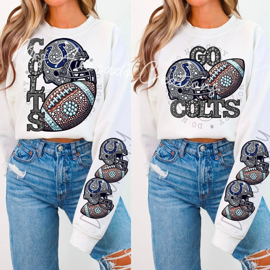 Faux Rhinestone Indy
