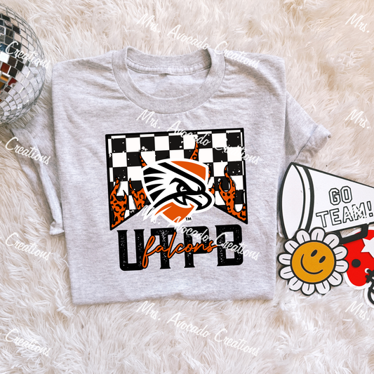 Checkered Flame UTPB