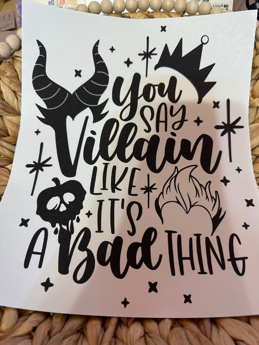 Destash-you say villain like it's a bad thing