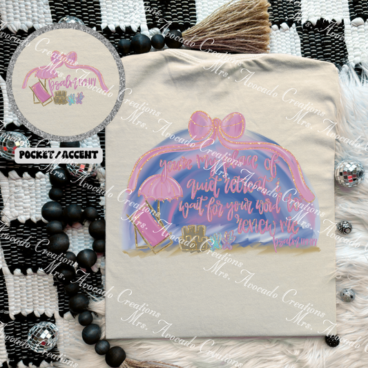 You're my place of quiet retreat (front/back)