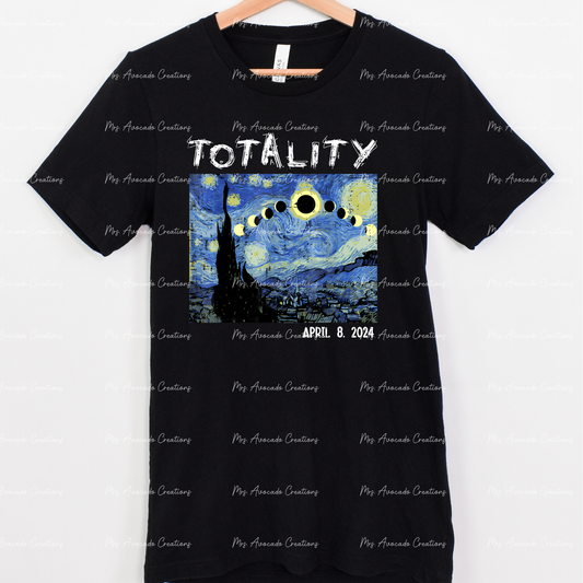 Solar Eclipse 2024 Totality starry night
