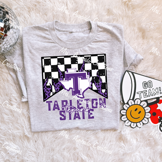 Checkered Flame Tarleton State