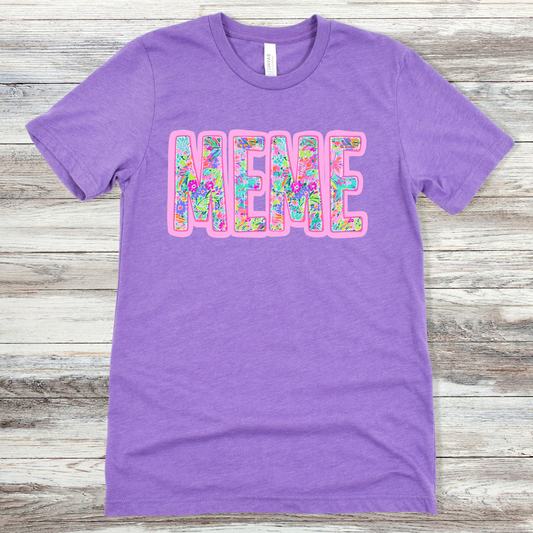 Meme Neon Floral