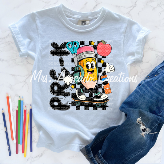 Pencil Skateboard Pre-K