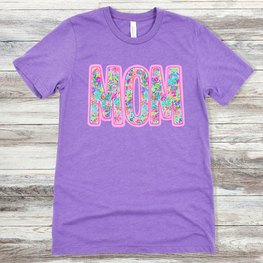 Mom Neon Floral