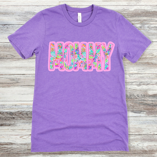Mommy Neon Floral
