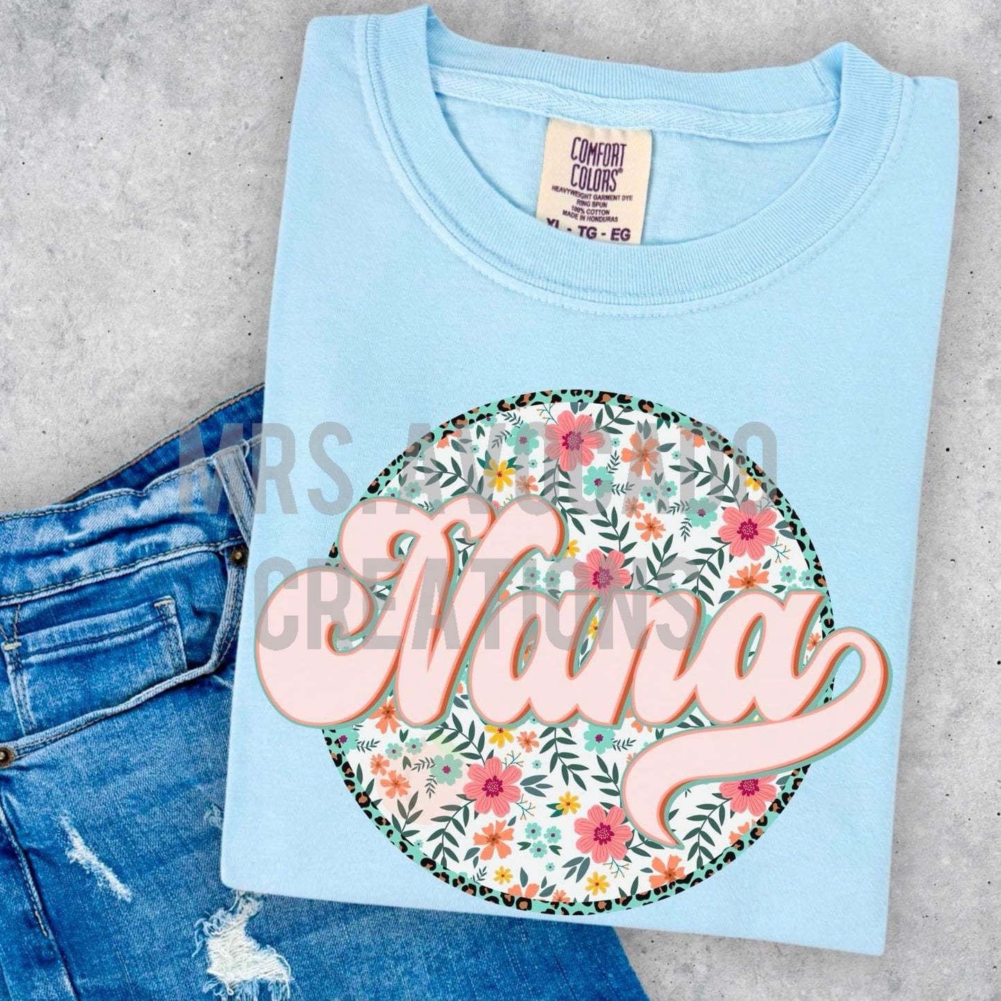 Nana floral circle