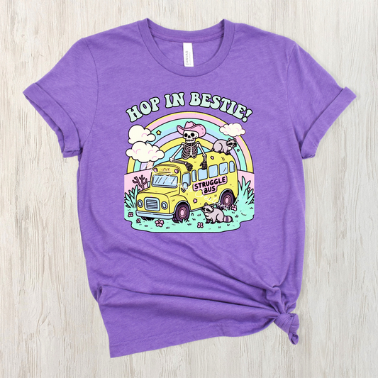 Hop in bestie struggle bus