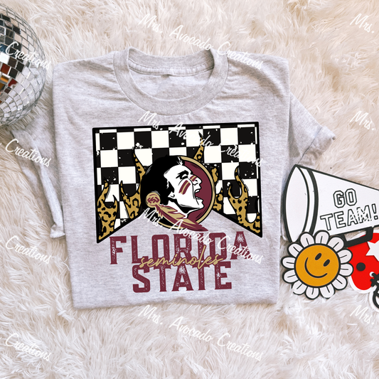 Checkered Flame Florida State Seminoles