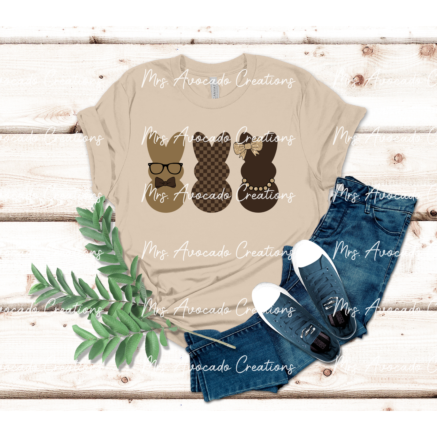 Bunny Trio Brown