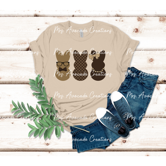 Bunny Trio Brown