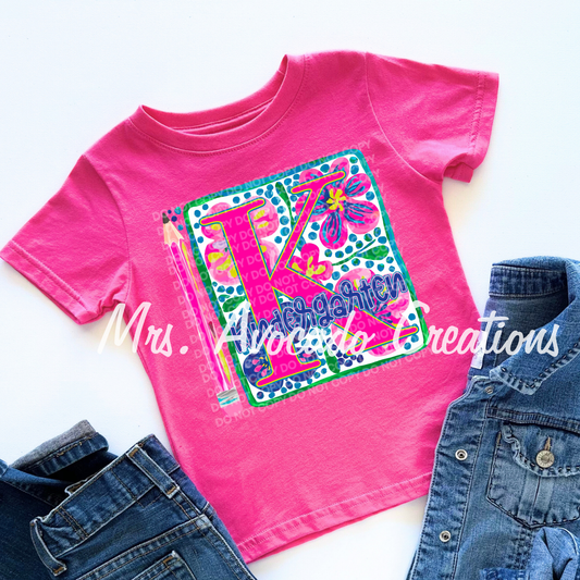 Bright Floral Kindergarten