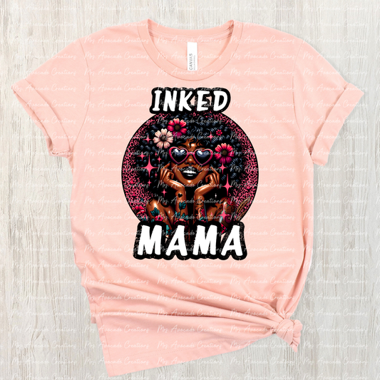 Inked Mama (Curly black hair)