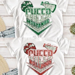 Cheer faux sequin