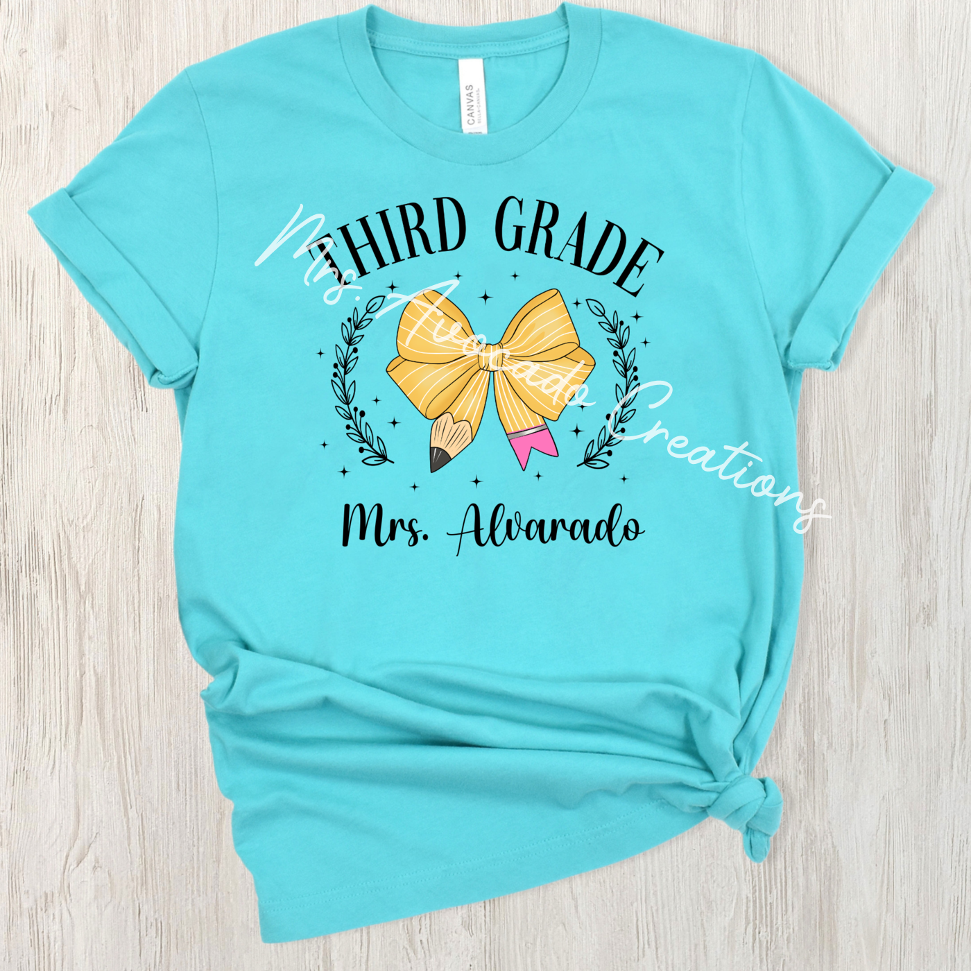 Pencil Bow Third Grade