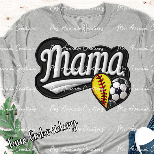 Tennis/Soccer Mama Heart