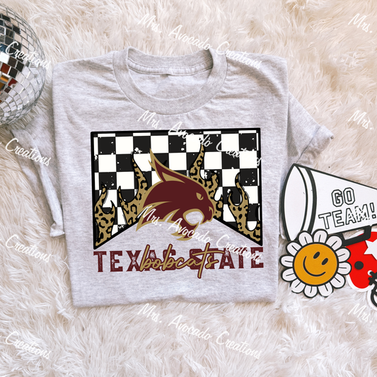 Checkered Flame Texas State