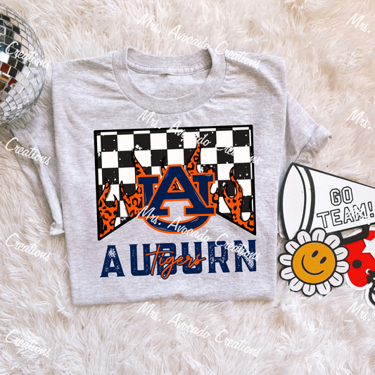 Checkered Flame Auburn