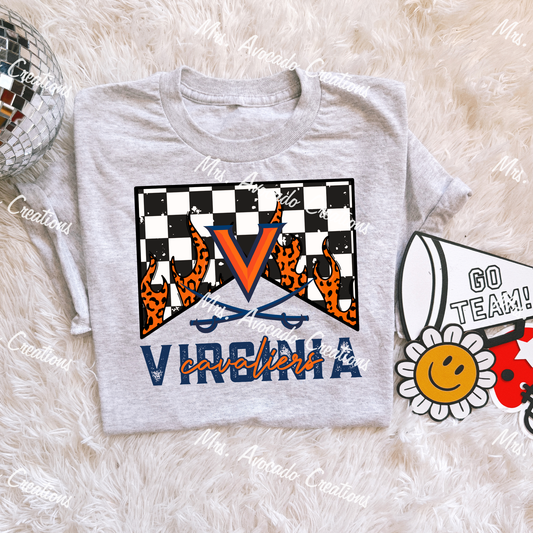 Checkered Flame Virginia Cavaliers