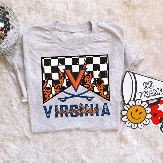 Checkered flame Virginia Cavaliers