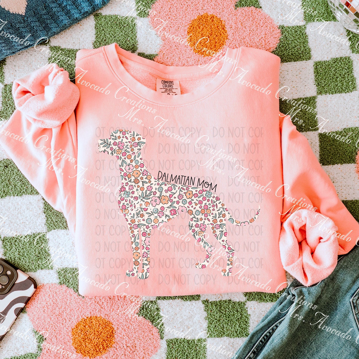 Floral Dalmatian