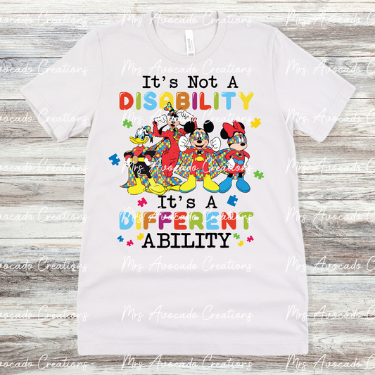 It's not a disability, it's a different ability