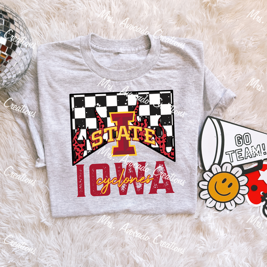 Checkered Flame Iowa State