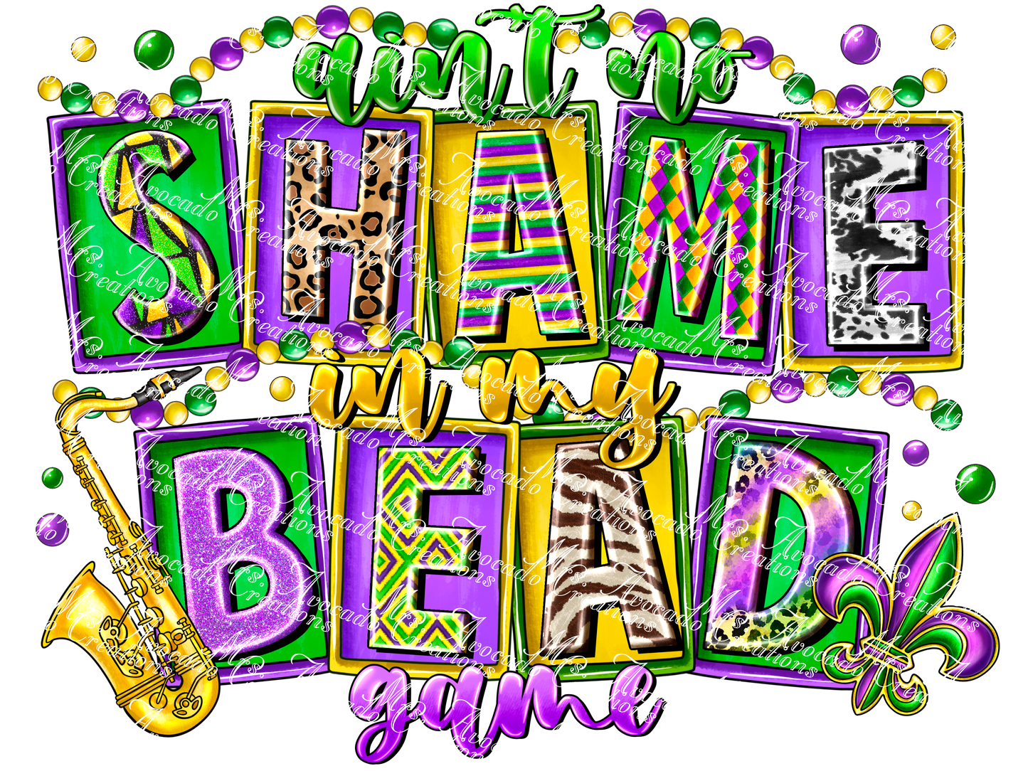 Ain't no shame in my bead game