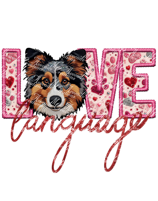 Love Language Aussie Shepherd