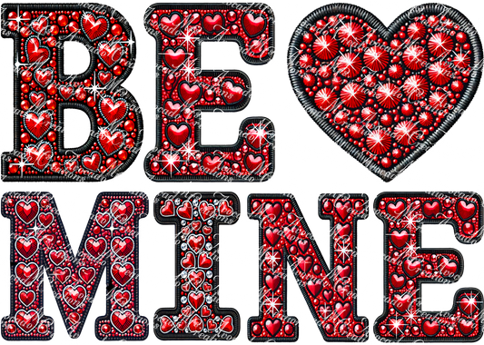 Be Mine Faux Rhinestone
