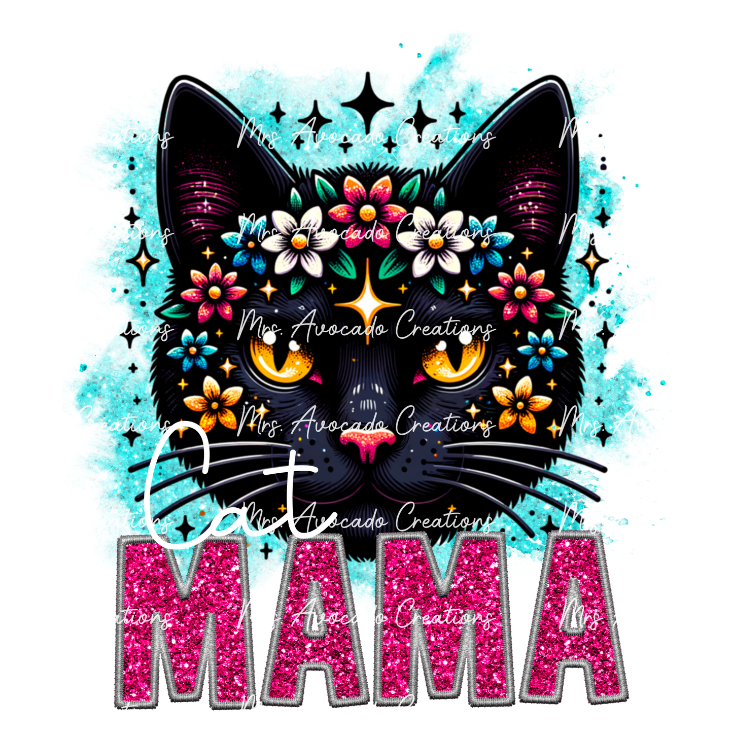 Black cat Mama