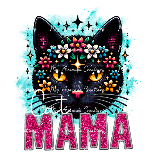 Black cat Mama