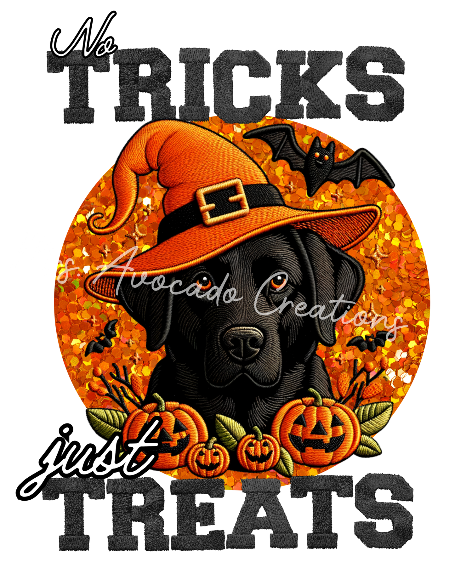 Tricks and Treats Black Lab