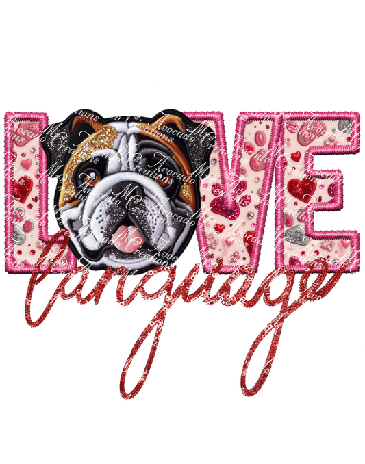 Love Language Bulldog