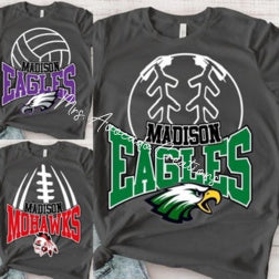 Mascot sport outline