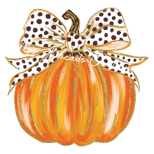 Coquette shades of orange pumpkin
