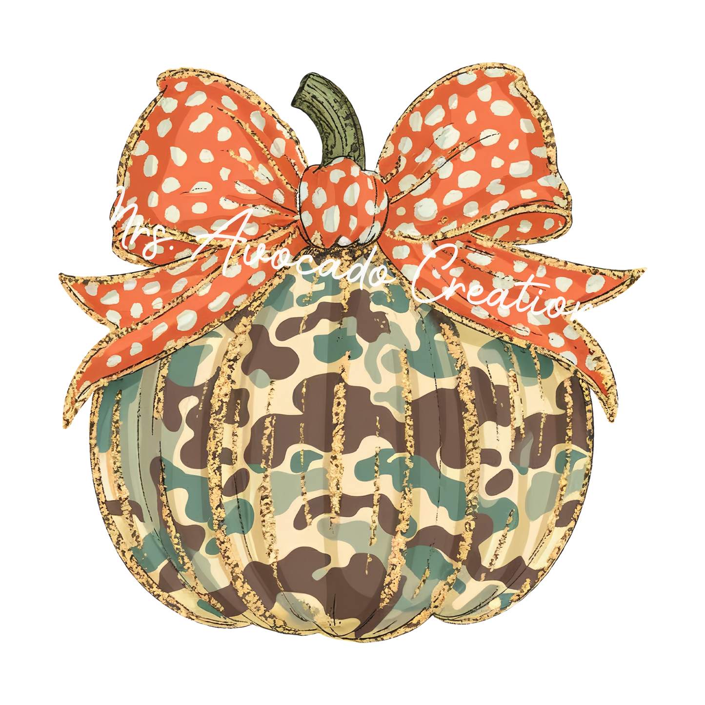 Coquette pumpkin- camo