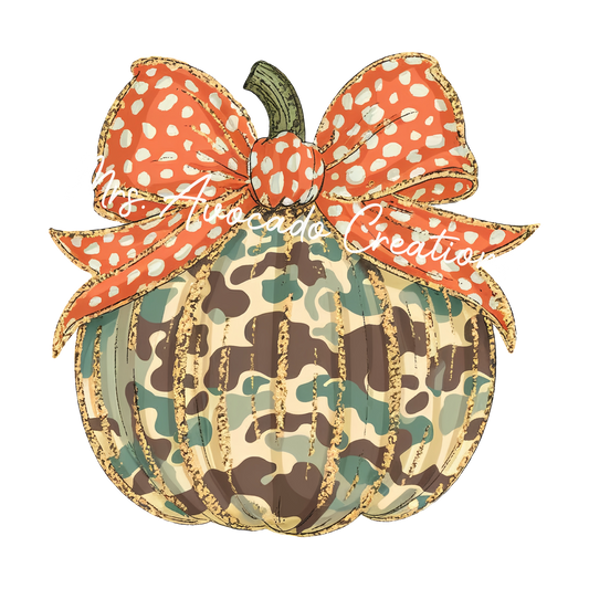 Coquette pumpkin- camo
